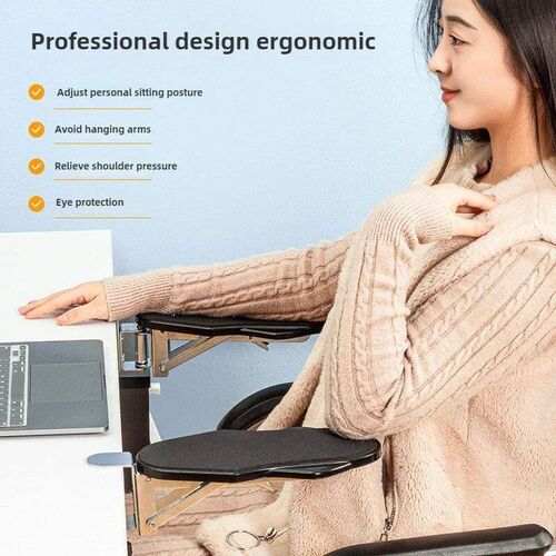 Computer Desk Arm Rest Pad Foldable Ergonomic Wrist Rest Sup