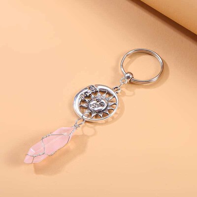 Crystal pendant winding hexagonal column pendant pendant do