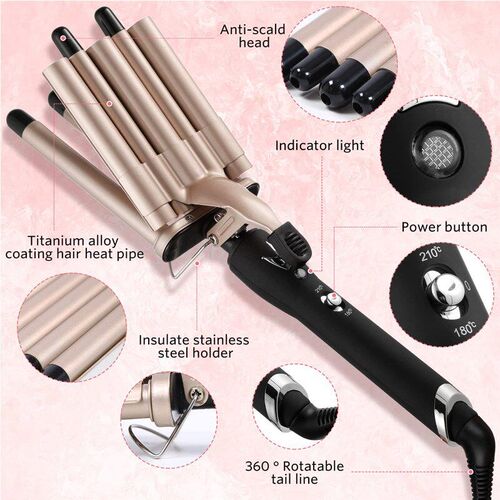 Hair Curling Iron 5 Barrel Wand electric hair curler 卷发器