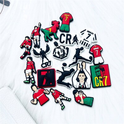 18pc/et Soccer tar Critiano Ronaldo Serie for Cartoon Shoe C