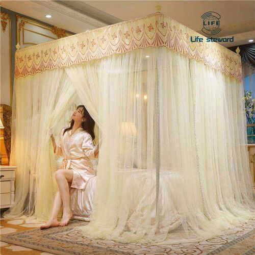 Thickened and encrypted mosquito net summer palace style dus