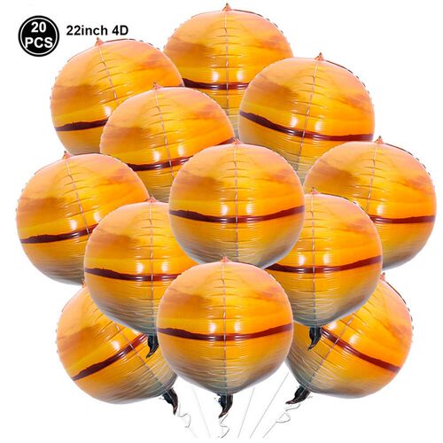 20Pcs 22Earth Balloons 4D Round Globe Balloons World Map