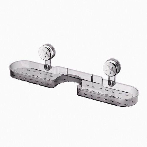 Suction Cup Bathroom Organizer No-Drill Faucet Shelf Toilet