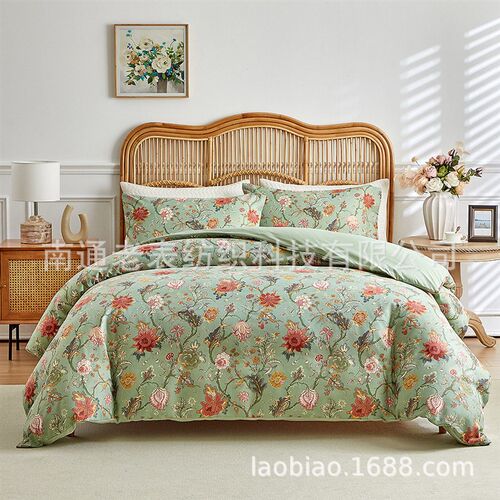 Lao Biao Supply Manufacturer Bedding Quilt ver Kit Leaf Flow