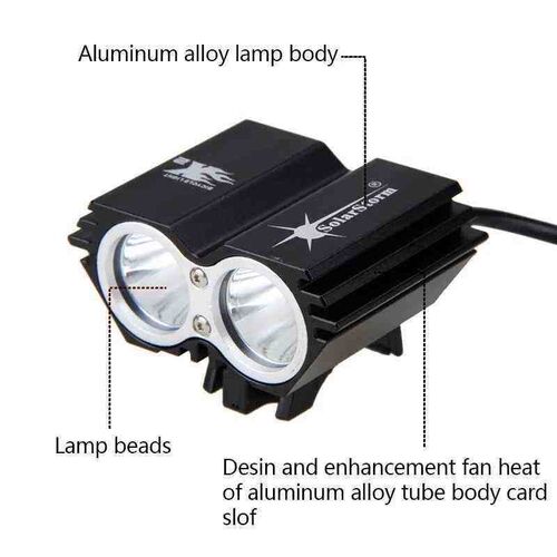 Waterproof Front Bicycle Headlight Torch Bicycle Headlamp li