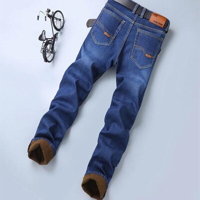 men jean trousers jeans paxnts for men men pants winter warm