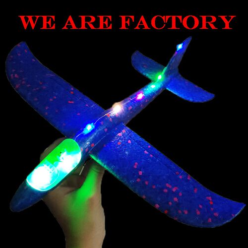 Kids DIY Airplane Model Hand Throw Flying Glider Plane Foam