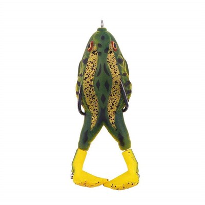 Frog Lure Double Propeller Legs Silicone Soft Baits 13.6g 16