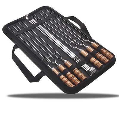 Manufacturers Ready-made Outdoor Barbecue Double Fork Ten-p
