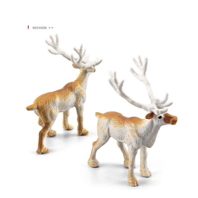 Realistic Polar Animals Model Figurines Toy Arctic Animal Fi