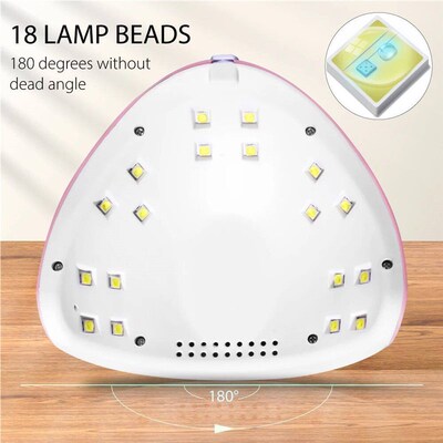 HALAIMAN 54W USB Cabin Uv Led Nail Gel Led Lamp For Nails Ac