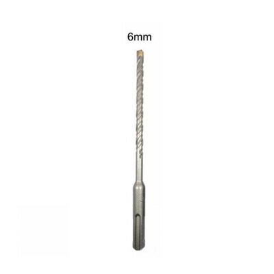 6Pcs 5mm-12mm Concrete SDS Plus Drill Bit Cross Tip 4 Cutter