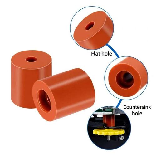 4pcs 3D Printer Silicone Solid Spacer High Temperature Hot B