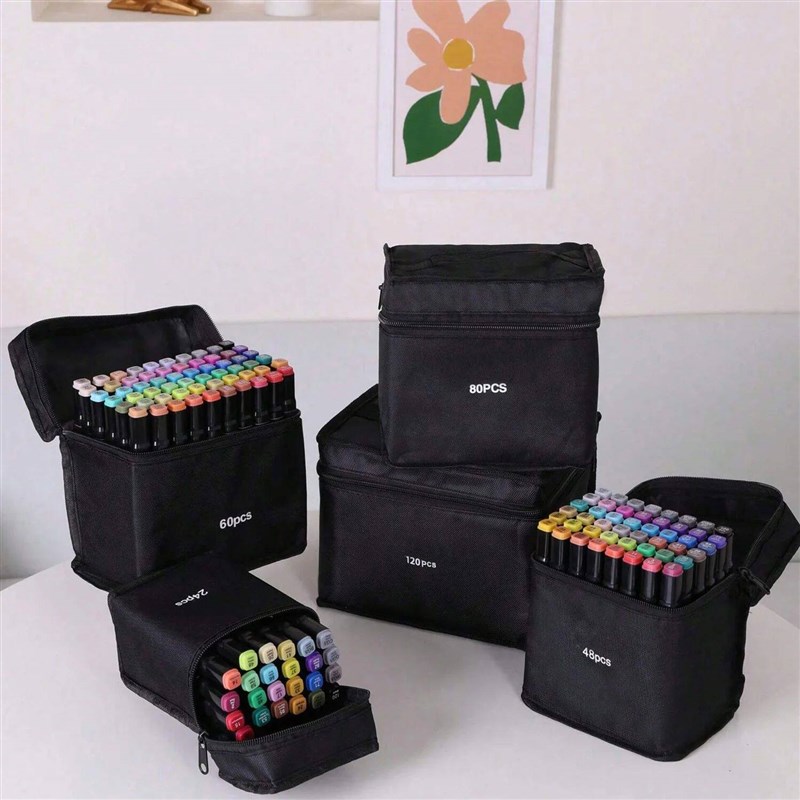 Colors Alcohol Drawing Markers Dual Tip Permanent Sketch Mar图片