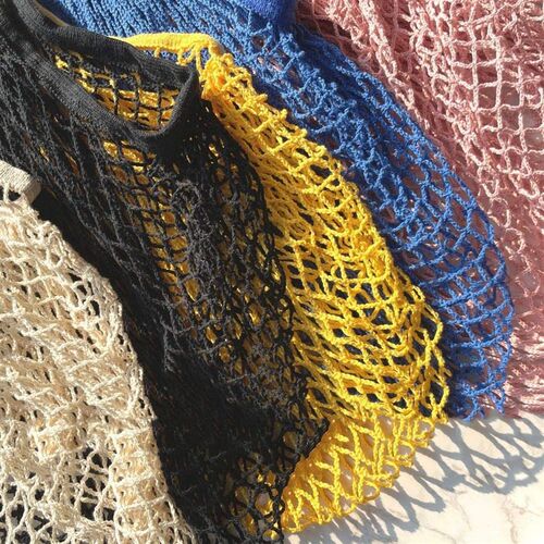 Portable Reusable Grocery Bags Fruit Vegetable Bag Washable