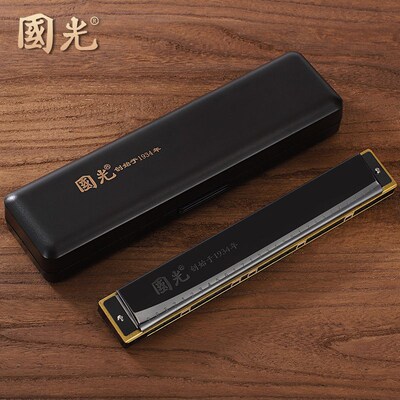 Shanghai Guoguang Harmonica 28-hole Accented/polyphonic C- k