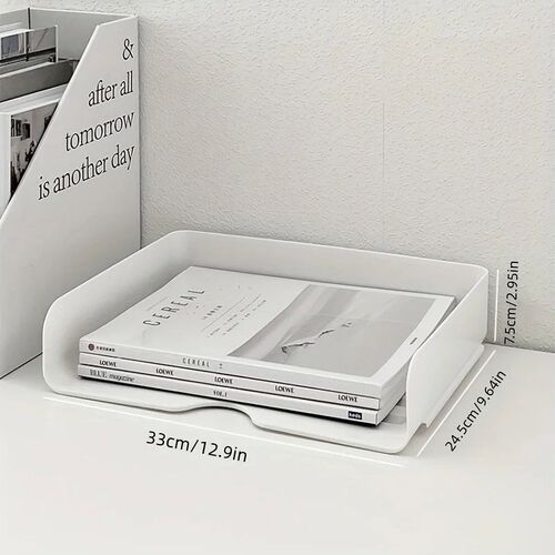 2pc, A4 File Storage Box Office Desktop Finishing Artifact M
