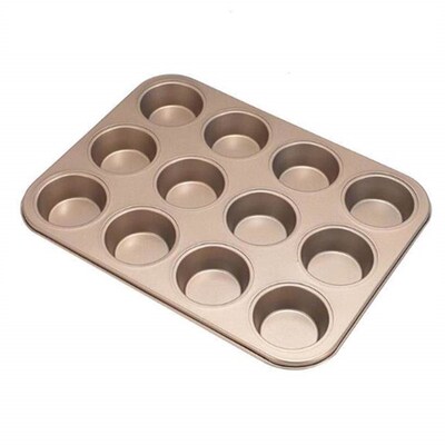 6 cups/12 cups non-stick cupcake tray mold cup cake baking