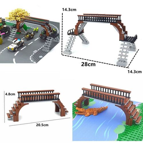 City Road Sreet Baseplate Straight Crossroad Curve T-Junctio