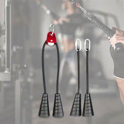 Triceps Rope Pulley Cable Machine Attachment for Gym