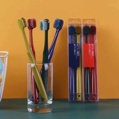 Couples Toothbrush Wide Head Soft Hair Superfine Hair Adult