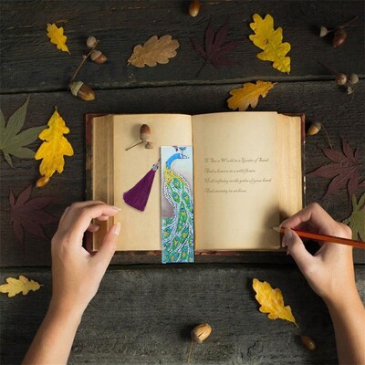 Diamond Painting Bookmark 5D DIY Special Shaped Diamond Art