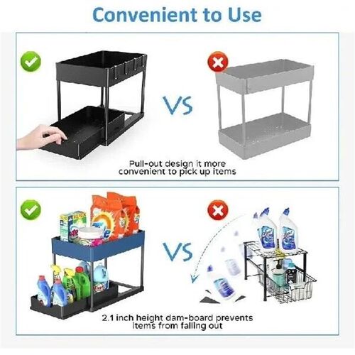 1 Pack of Under-sink Storage Box and Storage Bathroom,