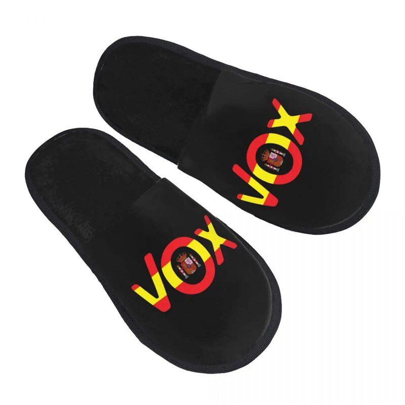 Custom Spanish National Emblem Vox Memory Foam Slippers