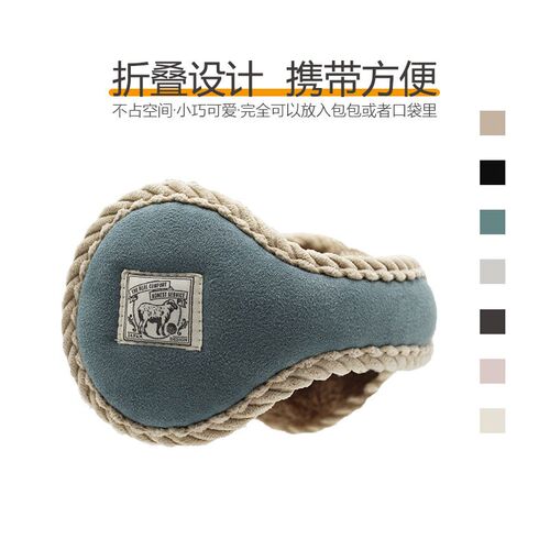 Warm ear tips with plush and thickened, wearable ear tips