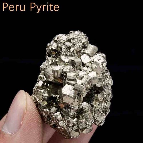 1pcs High Quality Natural Peru Pyrite Ore Stone Crystal Mine