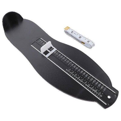 1pc Adult Gauge Measuring Ruler For Uk Eu Size Feet Sizer