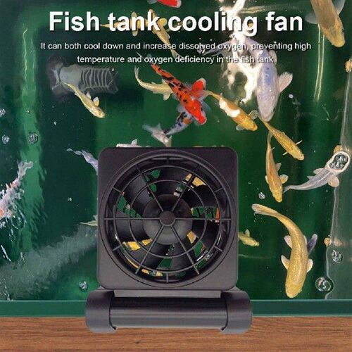 Fish Tank Fan 2-Level Speed Adjustable Aquarium Cooling Fan