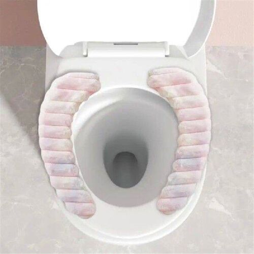 Self Adhesive Toilet Seat Cushion 2PCS Waterproof Memory