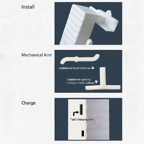 Finger Bot Button Pusher Wall Mounted RC No Wiring Switch