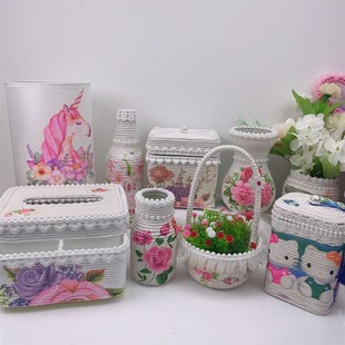 手工DIY变废为宝基础材料包(不是成品)没有工具