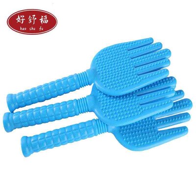 Massage Racket Hand Shape Clap Beating Stick Bat Silicone Ha