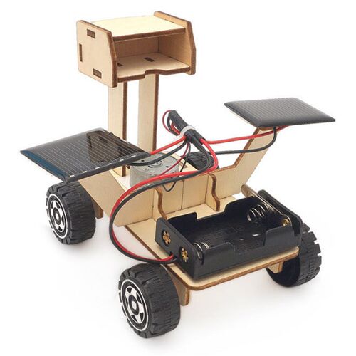 Kids DIY Assembly Solar Power Moon Rover Robot Model