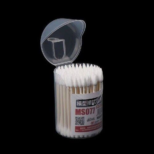100PCS Model Hobbies DIY MS-077 Double End Cotton Swab