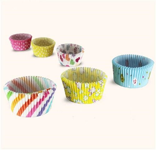 tfbc 100pcs paper cake cup cupcake cases liners muffin kitch