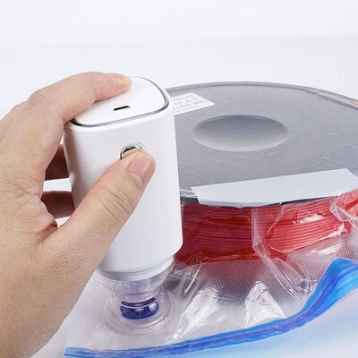 Vacuum Pump Auto Vacuum Bag Pump Rechargeable Portable Elect