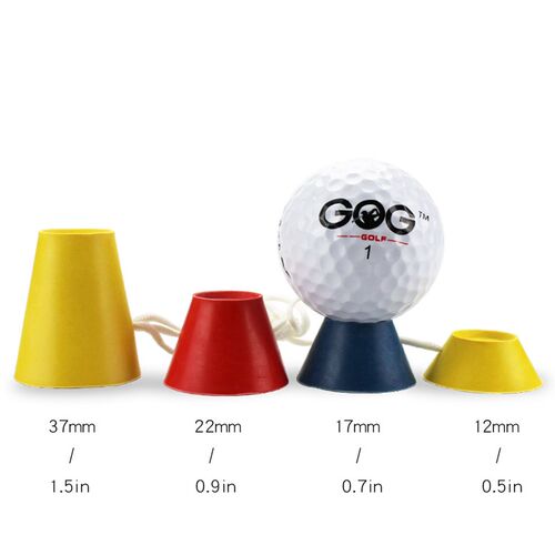 Golf Tees 4 In 1 Different Heights Golf Winter Rubber Tee wi