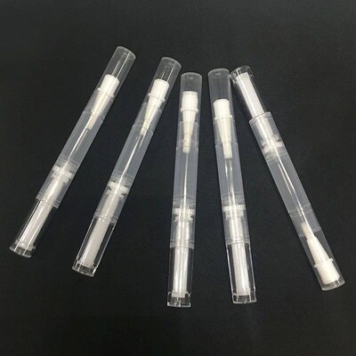 指缘修护油笔空瓶 1至5件装可补充式护甲笔 美甲用Cuticle Revita