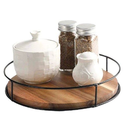 360 Degree Rotating Countertop Storage Rack Versatile Lazy