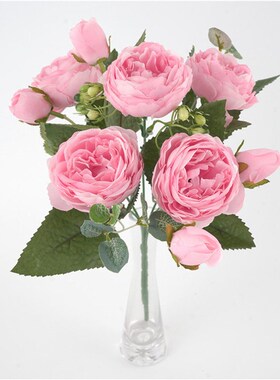 1 bundle Silk Peony bouquet home decoration accessories wedd