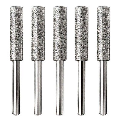 5 PCS Rotary Burr Set 4/4.8/5.5mm Chainsaw Sharpener Stone