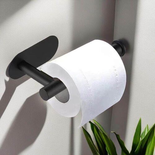 Adhesive Toilet Roll Paper Holder Organizer Wall Mount