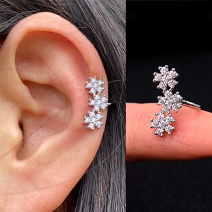 Conch Earring 1Pc Cartilage Piercing Cuff Without Helix Fake