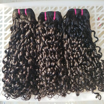 Vietnam Real Hair Curtains With Straight Hair Bundles Pixie
