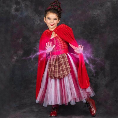 Disguise Girls Hocus Pocus Salem Witch Sisters Costume Kids