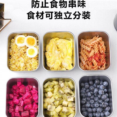 Stainless Steel Food Storage Container with Airtight Lid, Fo